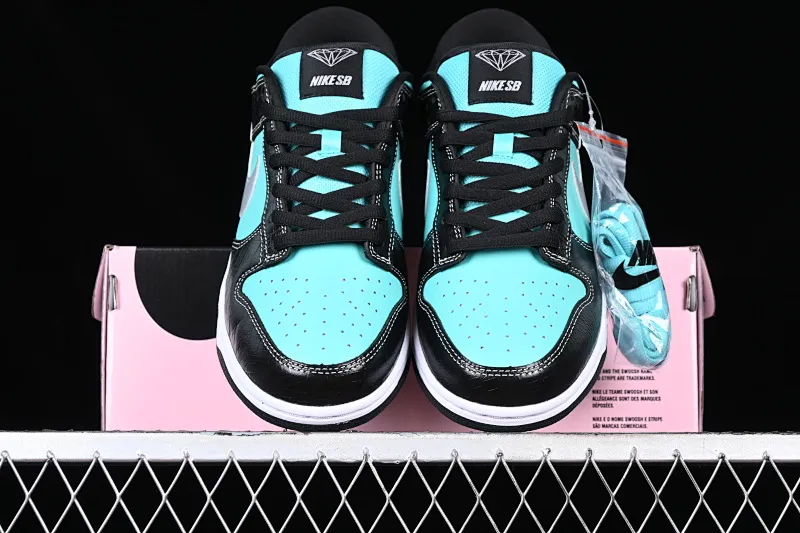 All categories Nk SB Dunk series Nk SB Dunk Low low-top sneakers Nk Dunk SB Diamond "Tiffany" diamond mint green low-top sports and leisure sneakers 304292-402